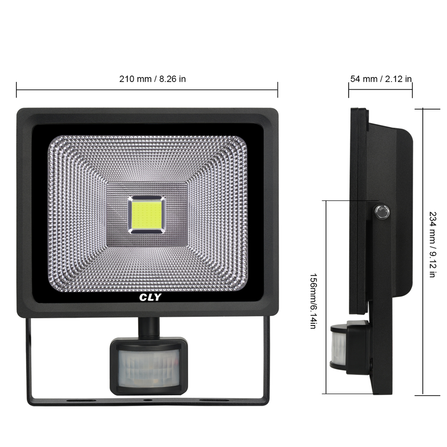 CLY TOOLS IncCLY 50W Motion Sensor Flood Lights Outdoor Security