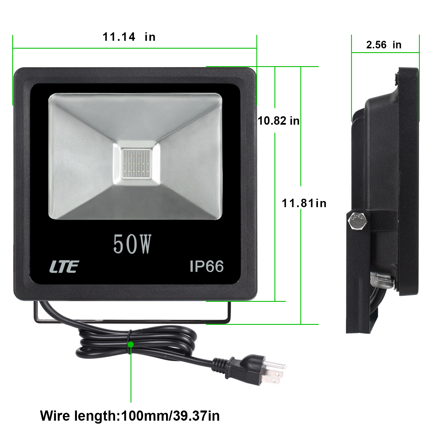 CLY TOOLS IncRGB Flood Light 50W LED Lights Dimmable Waterproof