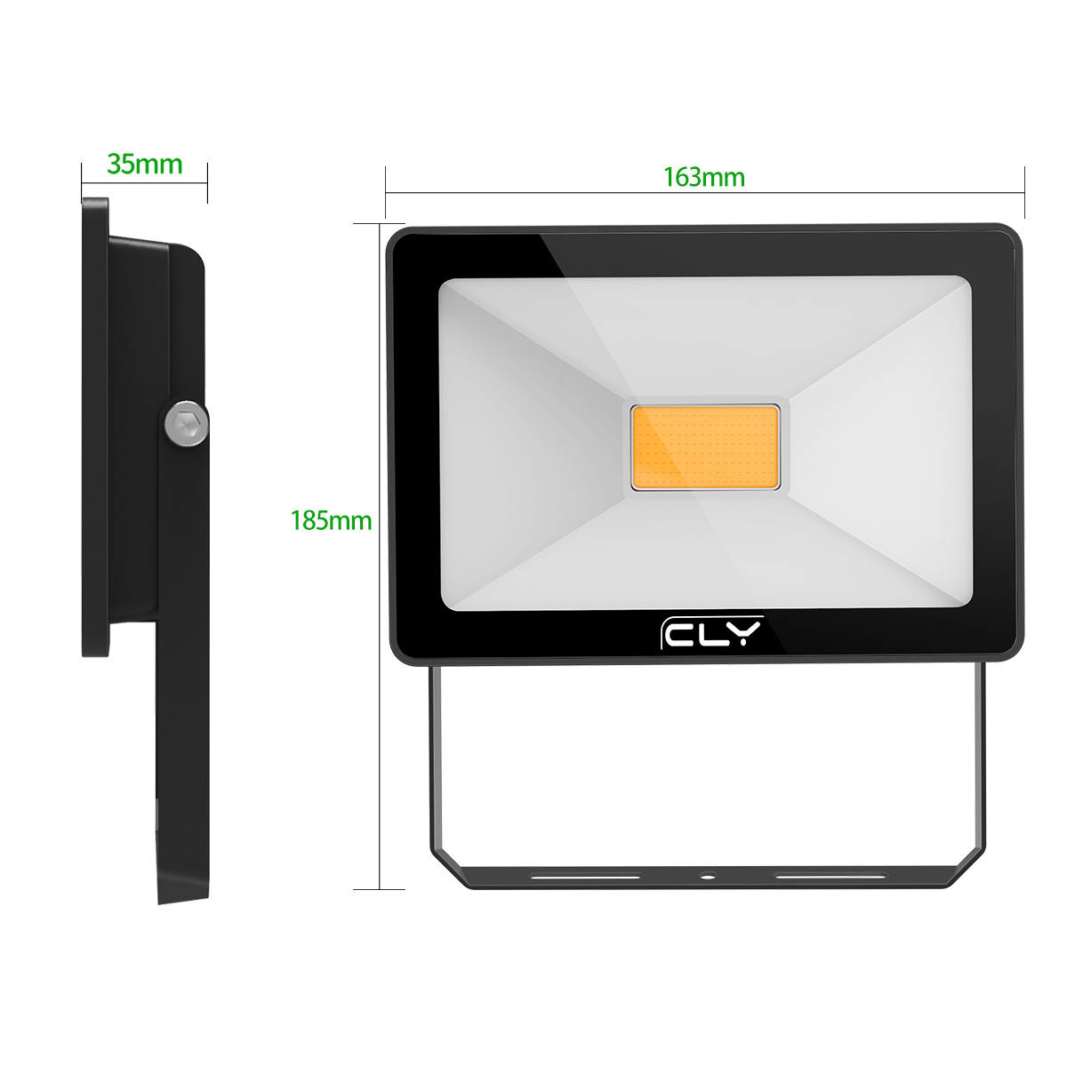 CLV 35W Plug in Security Lights Outdoor Motion Sensor, 3000 Lumen